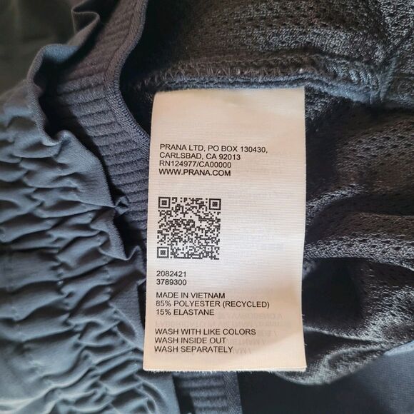 Prana Womens Wonderland Rocks Pants Size Medium Navy Blue Snap Cuffs Pockets Euc - Picture 8 of 12